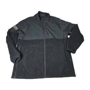 Grunt Style Ripstop Hybrid Fleece Full-Zip Jacket - Black Men's Size XL